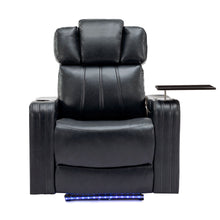 Load image into Gallery viewer, Power Recliner Theater Chair With Cooling Cup Holder, Bluetooth Speaker, LED Lights, USB Ports
