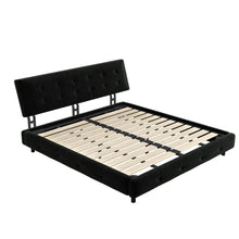 Load image into Gallery viewer, Tufted Headboard With Extra-Large Ultra-Soft Cloud Pillow Design
