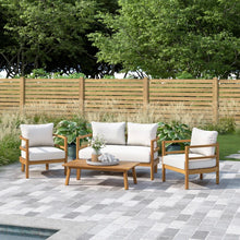 Load image into Gallery viewer, Outdoor Furniture With Coffee Table, Patio Conversation Set Deep Seating With Soft Cushion
