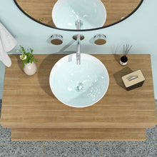 Load image into Gallery viewer, Modern Ceramic Circular Vessel Bathroom Sink
