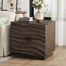Load image into Gallery viewer, Nightstand With 2 Drawers, No Handles
