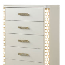 Load image into Gallery viewer, Jasmine - 5 Drawer Chest With Side LED Lightning - Beige
