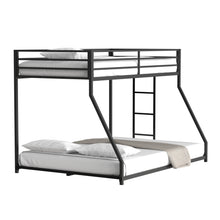 Load image into Gallery viewer, Adam Twin Over Full Metal Bunk, Black
