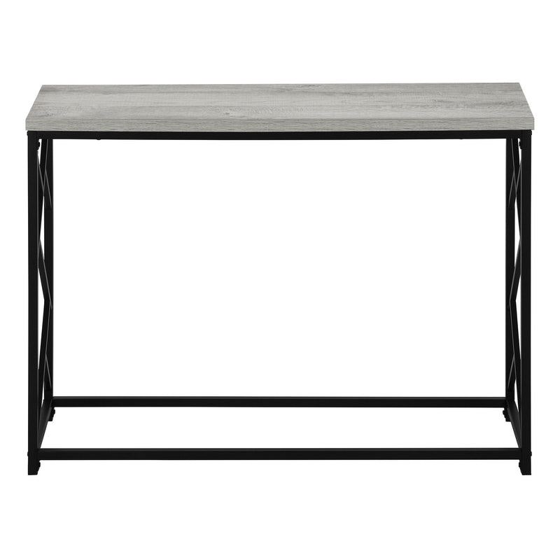 Frame Console Table - Gray And Black