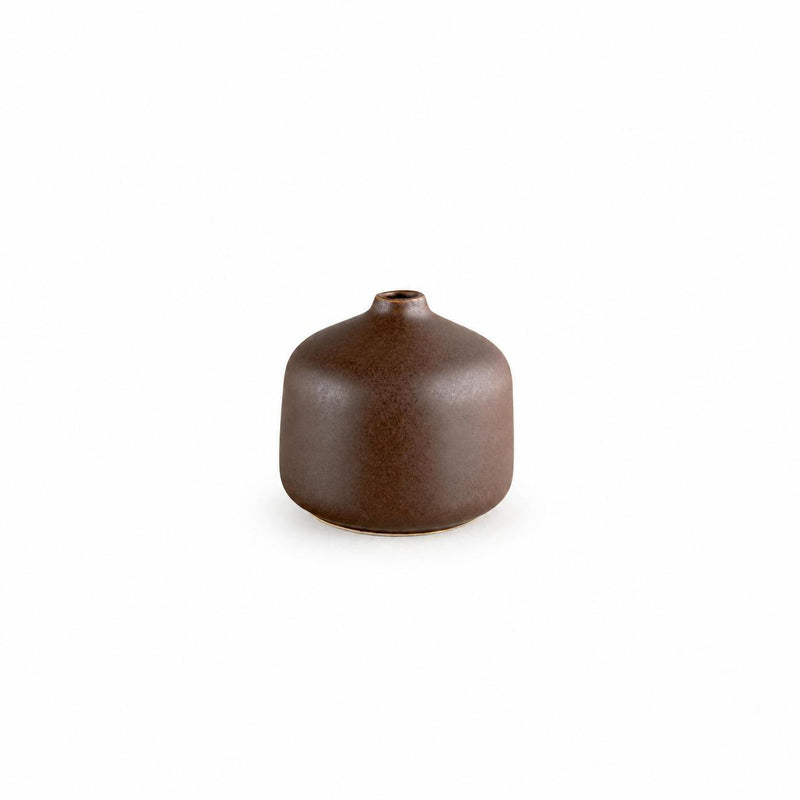 Ceramic Bud Table Vase - Brown