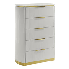 Load image into Gallery viewer, Giovanni - 5 Drawer Chest - White
