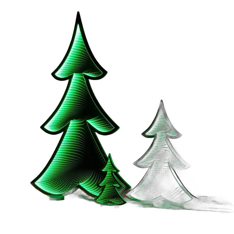 Trees Christmas Christmas Tree Tabletop Sculpture With LED (633774) - Green
