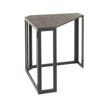 Load image into Gallery viewer, Roman - Industrial Corner Desk - Black / Espresso
