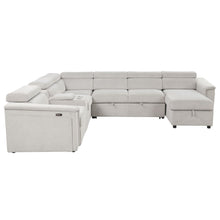Load image into Gallery viewer, Harvey - Power Recliner Sectional Sleeper - Beige
