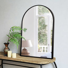 Load image into Gallery viewer, 36" Arch Framed Accent Mirror - Black

