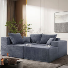 Load image into Gallery viewer, Modular Sectional Sofa, Convertible Couch With Chaise Corduroy
