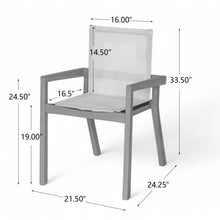 Load image into Gallery viewer, Belfast - Dining Chair With Acacia Wood Frame And Mesh Seating (Set of 2)
