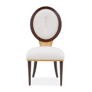 Camellia Field - Dining Side Chair (Set of 2) - Linen / Warm Pecan