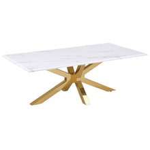 Load image into Gallery viewer, Maciel - Coffee Table With Accents - White Marble
