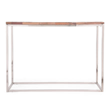 Load image into Gallery viewer, Console Table - Brown / Silver
