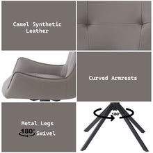 Load image into Gallery viewer, Damita - Side Chair With Swivel (Set of 2) - Camel
