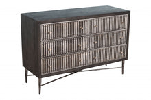 Load image into Gallery viewer, Solid Wood Six Drawer Double Dresser - Antique Brown
