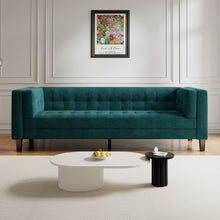 Load image into Gallery viewer, 3 Seater Upholstered Tufted Sofa
