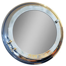 Load image into Gallery viewer, 21" Round Aluminum Framed Accent Mirror - Silver
