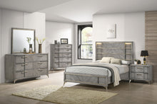 Load image into Gallery viewer, 6 Drawer Dresser Book Matched Veneers - Gray
