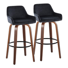 Load image into Gallery viewer, Daniella - Contemporary Fixed Height, Barstool &amp; Swivel And Round Footrest (Set of 2)
