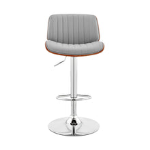 Load image into Gallery viewer, 43" Swivel Adjustable Height Bar Chair - Gray
