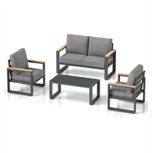 Load image into Gallery viewer, Modern Outdoor Sofa Set With Coffee Table
