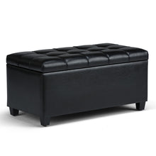 Load image into Gallery viewer, Sienna - Upholstered Storage Ottoman Bench
