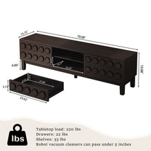 Load image into Gallery viewer, Media Console With 4 Drawers And Cable Management
