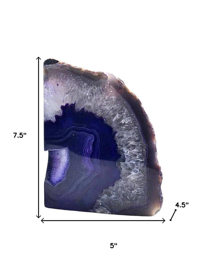 8 Glass Crystal - Purple