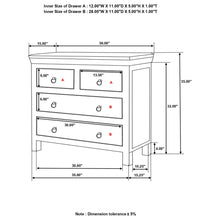 Load image into Gallery viewer, Lynden - 4 Drawer Accent Cabinet With Ring Pulls - Wood
