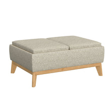 Load image into Gallery viewer, Reversible Tray Ottoman - Tan
