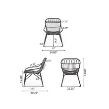 Load image into Gallery viewer, Monsoon - Outdoor Accent Chair With Open Weave Design
