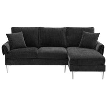 Load image into Gallery viewer, [VIDEO provided] [New]84 &quot; Convertible Sectional Sofa, Modern Chenille L-Shaped Sofa Couch with Reversible Chaise Lounge, Fit for Living Room, Apartment(2 Pillows)
