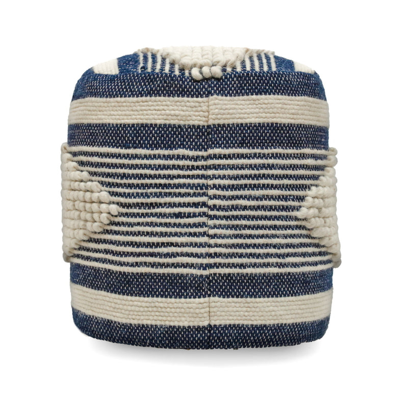 Diamond - Handcrafted Cylindrical Pouf