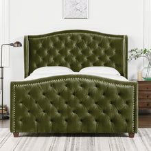 Load image into Gallery viewer, Marcella - Upholstered Shelter Headboard Bed Set
