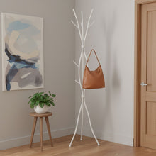 Load image into Gallery viewer, 74" Metal Modern Tree Branch Coat Rack - White
