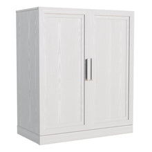 Load image into Gallery viewer, 31'' Wood Accent Cabinet With Two Doors - White
