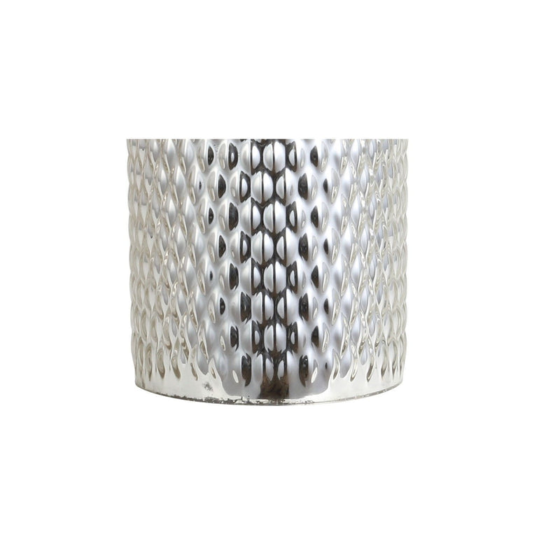 30" Table Lamp With Drum Shade - Silver