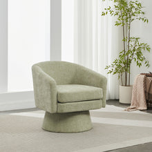 Load image into Gallery viewer, Swivel Barrel Chair With Cushioning For Living Room &amp; Office, 360° Rotating - Green
