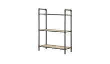 Load image into Gallery viewer, Antique Sandy Three Tier Standard Bookcase - Oak / Sand / Gray
