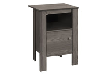 Load image into Gallery viewer, 24" Wood End Table With Shelf - Gray
