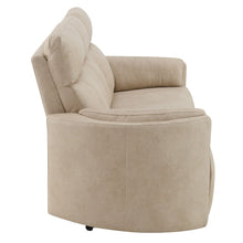 Load image into Gallery viewer, Elison - Motion Sofa - Dark Beige Polish Microfiber
