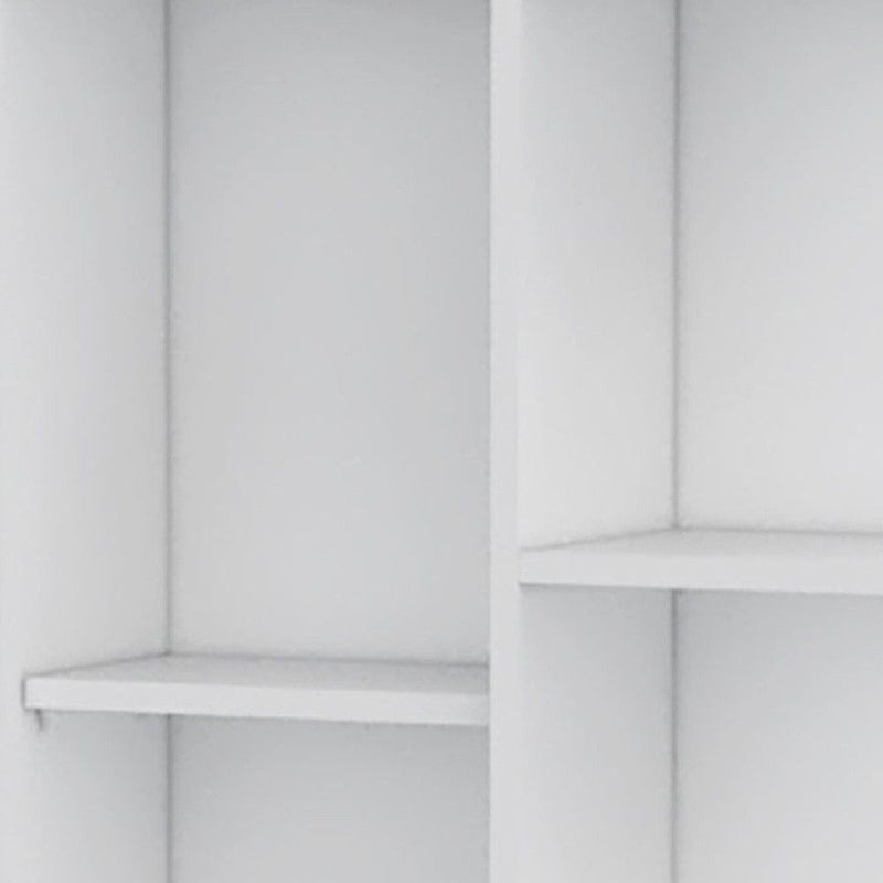 63" Wood Accent Cabinet With Single Door - White