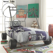 Load image into Gallery viewer, Xander - Twin Go Kart Bed - Gunmetal
