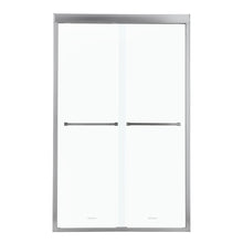 Load image into Gallery viewer, Modern Double Sliding Shower Enclosure, Tempered Glass
