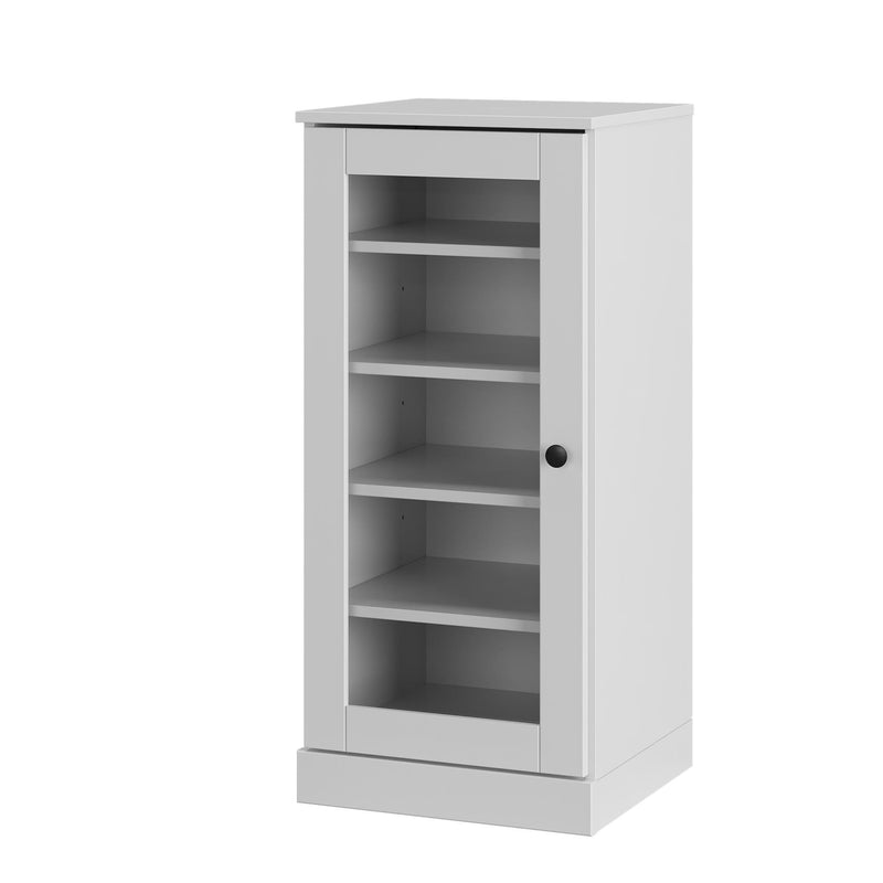 Ten Pair Solid Woodshoe Storage Cabinet (752245) - White