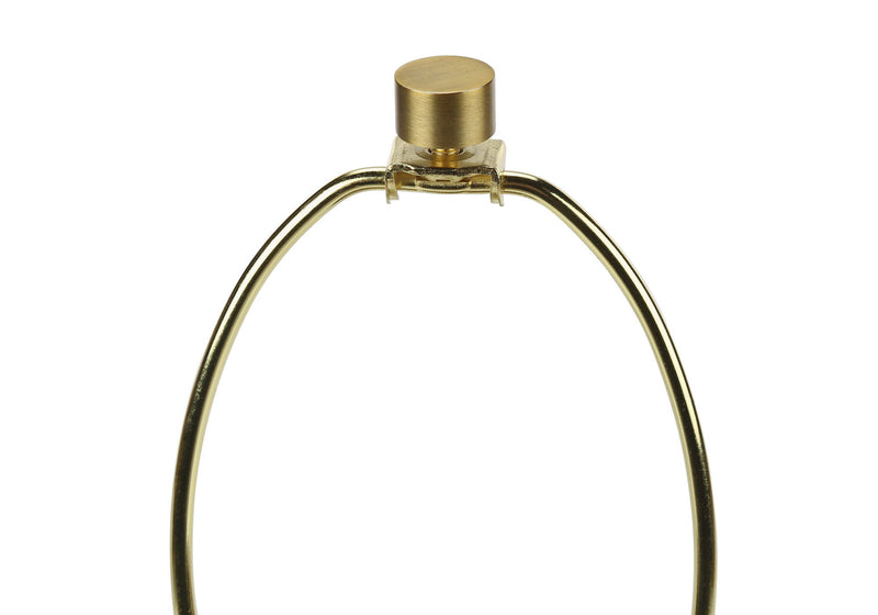 Cylinder Table Lamp With Ivory Drum Shade - Black