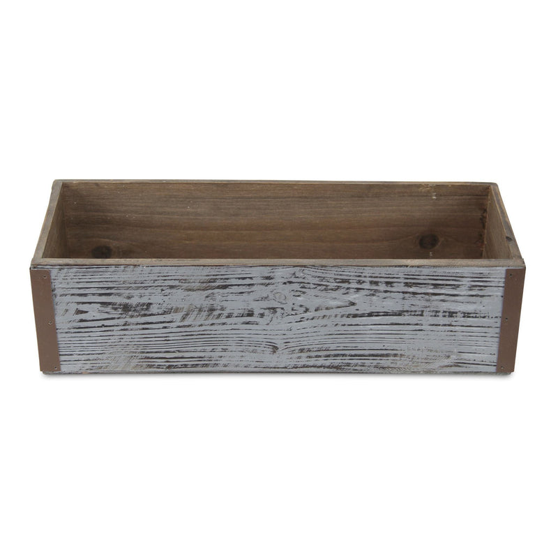 Rectangular Planter Box (638079) - Gray