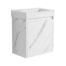 Load image into Gallery viewer, Modern Bathroom Vanity With Ceramic Basin, Wall Mounted Floating Sink Combo, Storage Cabinet
